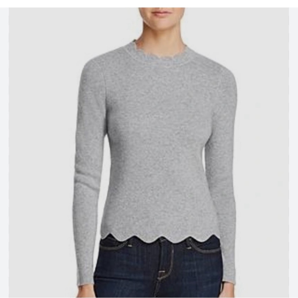 100% Cashmere Gray Sweater